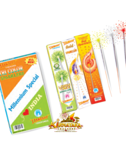 Tri Color Sparklers (15 CM 30 Pcs)