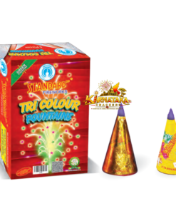Tri Colour Fountain Gold (5 Pcs)